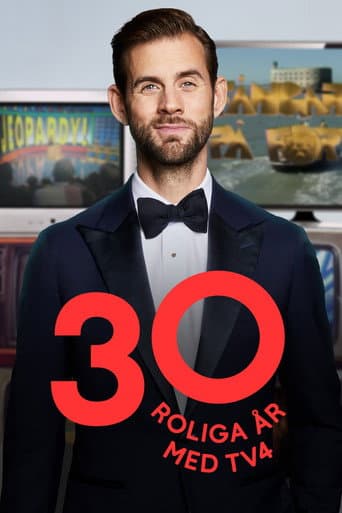30 roliga år med TV4 afişi