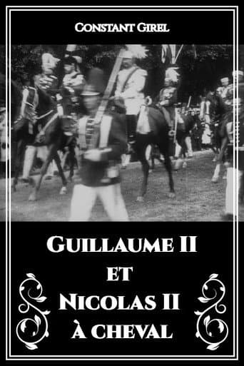 Guillaume II et Nicolas II à cheval afişi