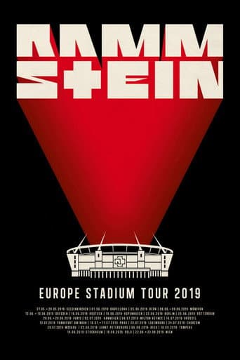 Rammstein Europe Stadium Tour 2019 afişi
