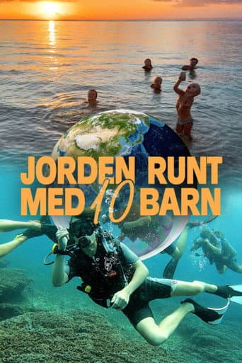 Jorden runt med tio barn afişi