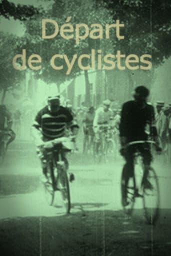 Départ de cyclistes afişi