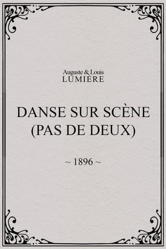 Danse sur scène (pas de deux) afişi
