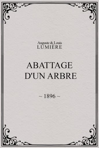 Abattage d'un arbre afişi