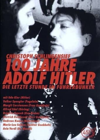 100 Jahre Adolf Hitler: Die letzte Stunde Im Führerbunker afişi