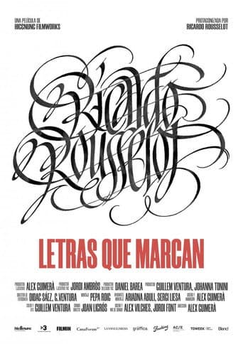 Letras que marcan afişi