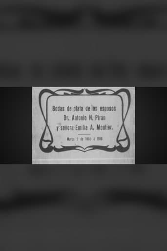 Bodas de plata de los esposos Dr. Antonio N. Pirán y señora Emilia A. Moutier afişi