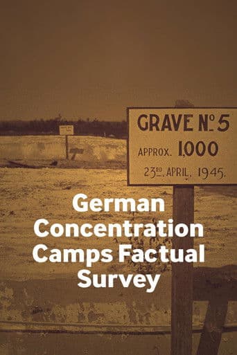 German Concentration Camps Factual Survey afişi