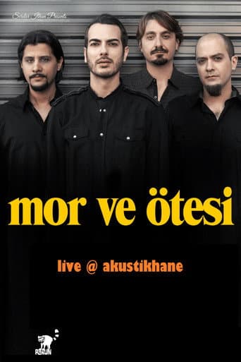 Mor ve Otesi Live On Akustikhane afişi