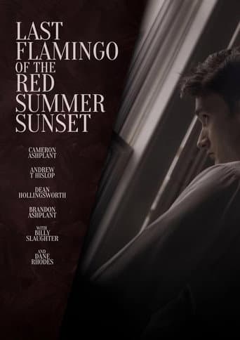 Last Flamingo of the Red Summer Sunset afişi