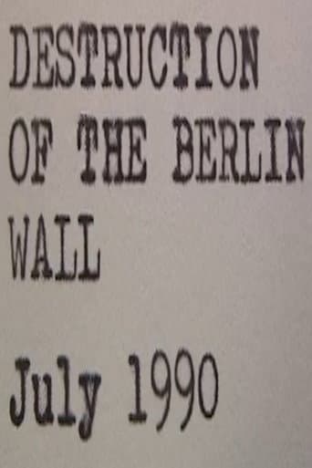 Destruction of the Berlin Wall afişi