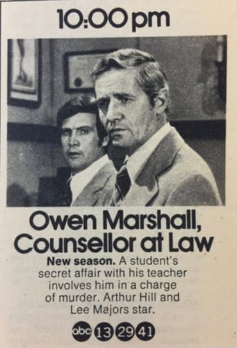 Owen Marshall: Counselor at Law afişi