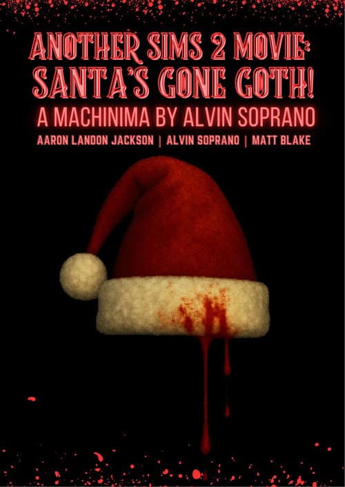 Another Sims 2 Movie Santa's Gone Goth afişi