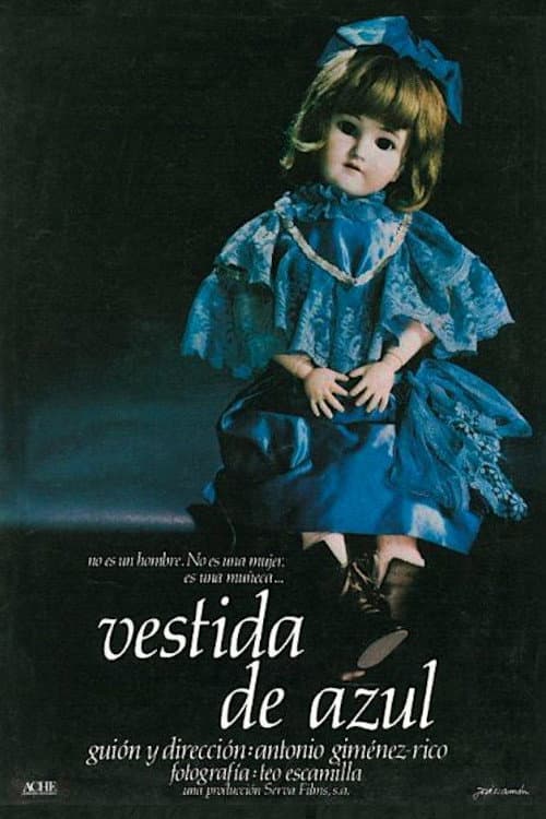 Vestida de azul afişi