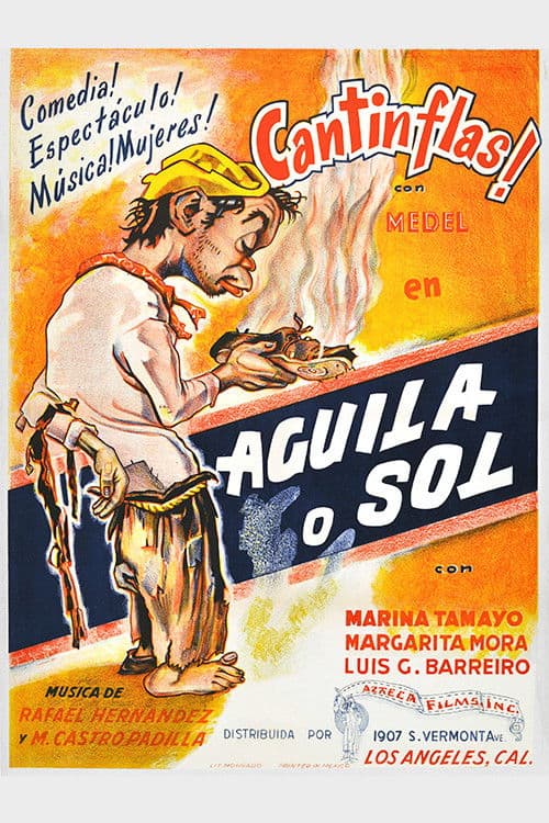Águila o sol afişi