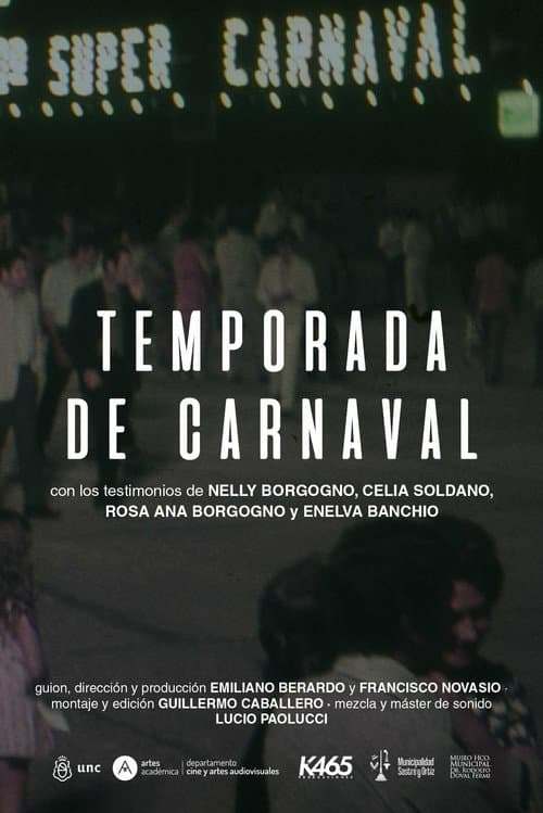 Temporada de carnaval afişi