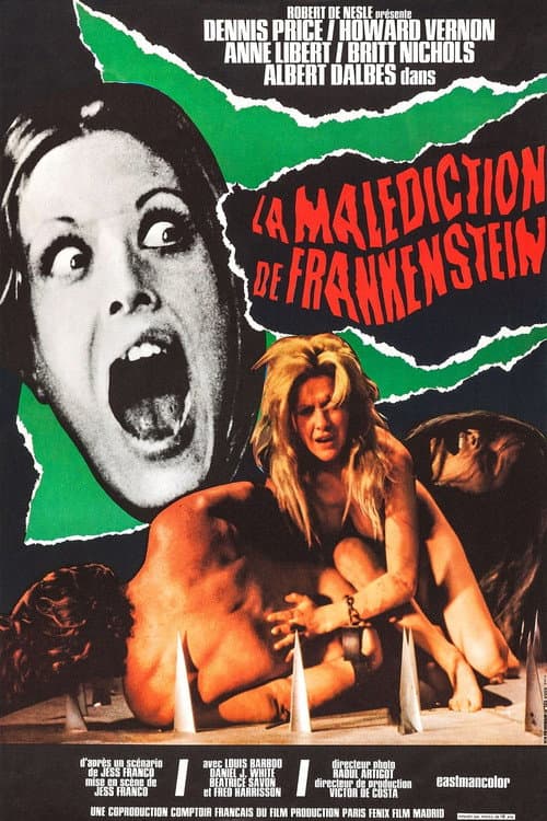 La maldición de Frankenstein afişi
