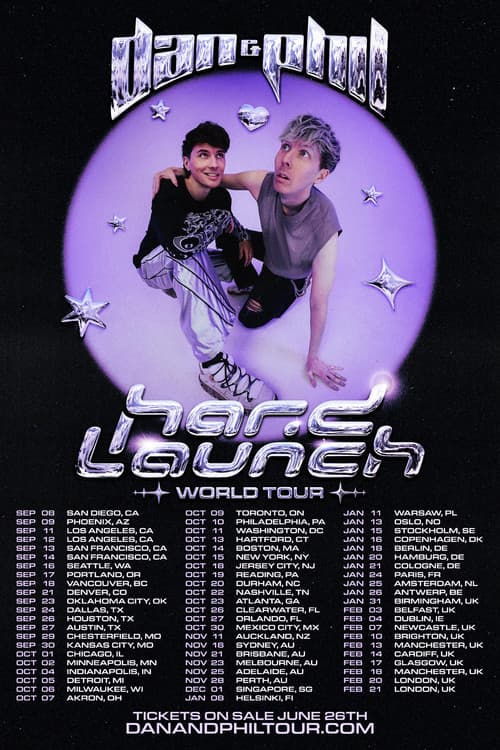Dan and Phil: Hard Launch World Tour afişi