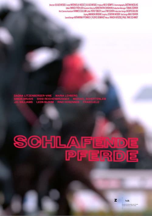 Schlafende Pferde afişi