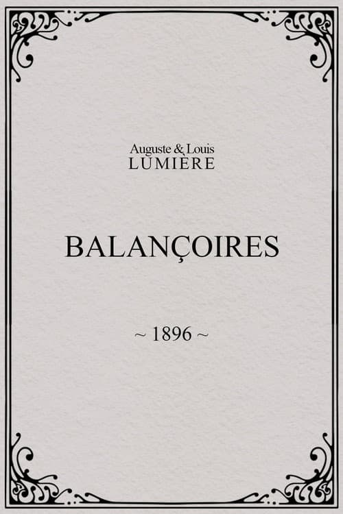 Balançoires afişi