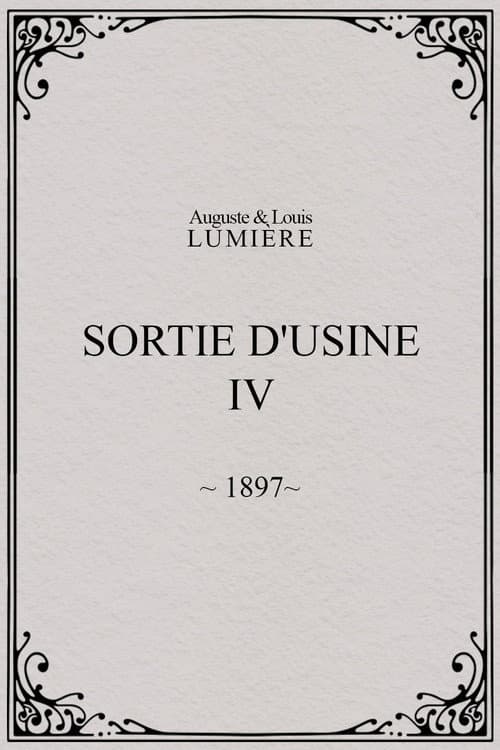 Sortie d'usine, [IV] afişi