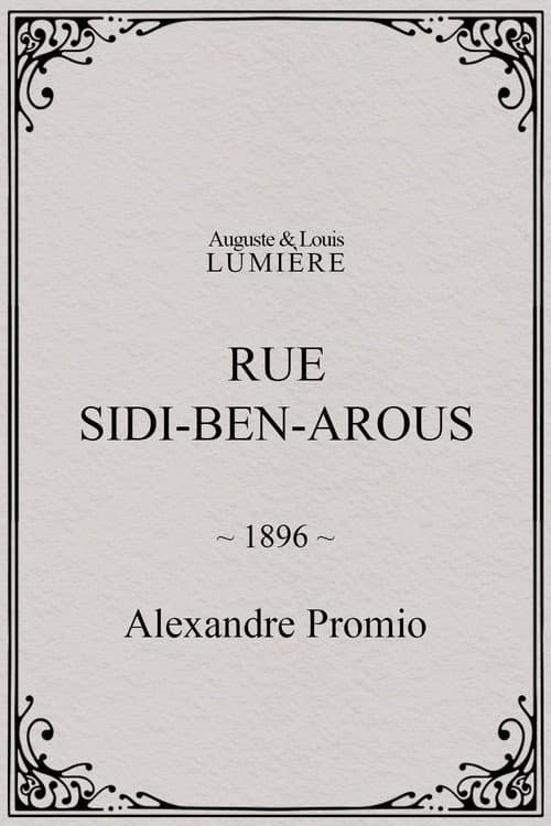 Rue Sidi-Ben-Arous afişi