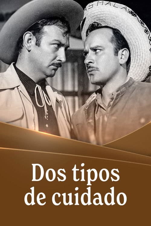 Dos tipos de cuidado afişi