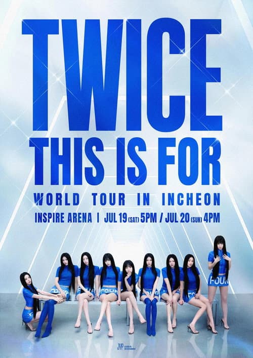 TWICE  THIS IS FOR WORLD TOUR IN INCHEON 2025 afişi