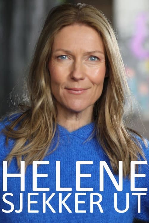 Helene sjekker ut afişi