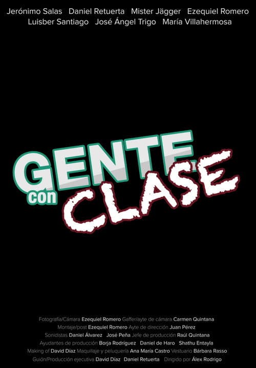 Gente con clase afişi