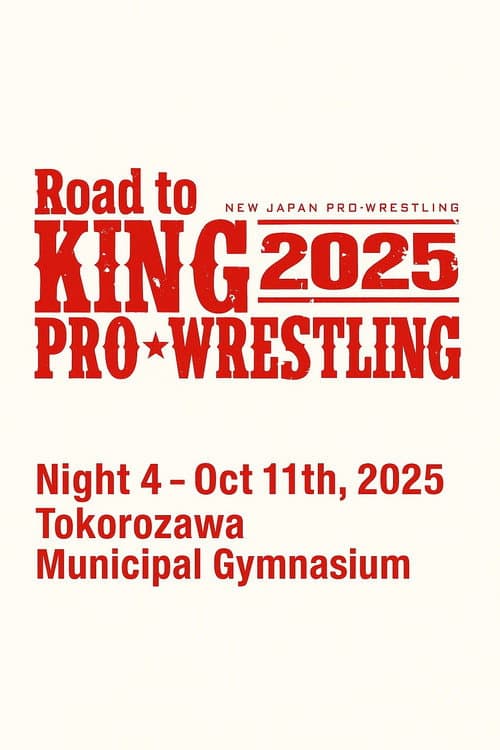 NJPW Road to King of Pro-Wrestling 2025 - Day 4 afişi