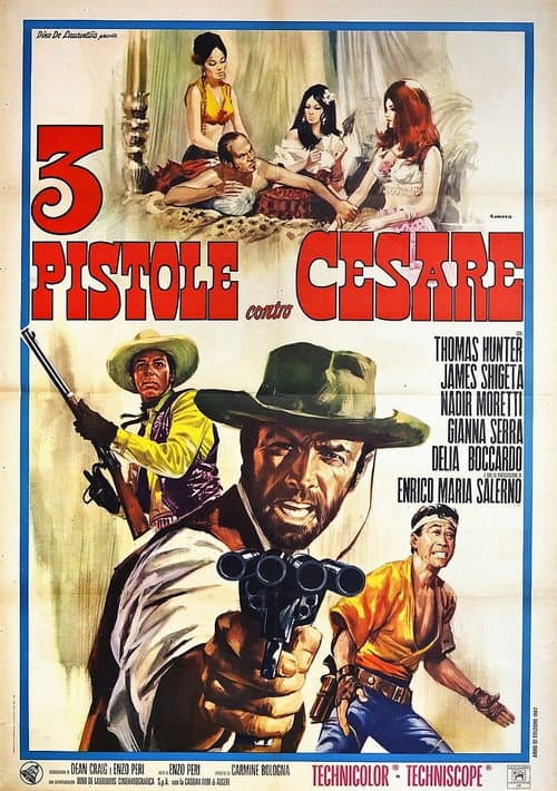 3 pistole contro Cesare afişi