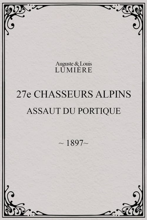 27e chasseurs alpins : assaut du portique afişi