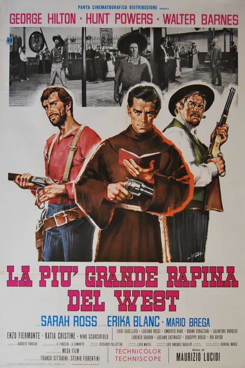 La più grande rapina del west afişi