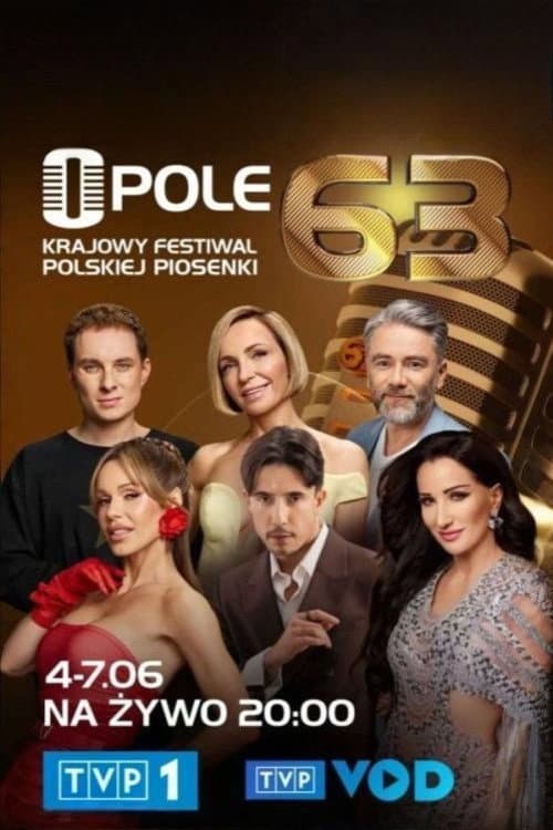 Krajowy Festiwal Piosenki Polskiej w Opolu 63 afişi