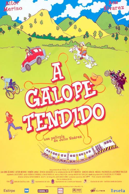 A galope tendido afişi