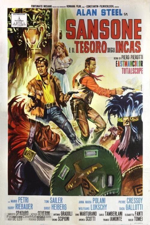 Sansone e il tesoro degli Incas afişi