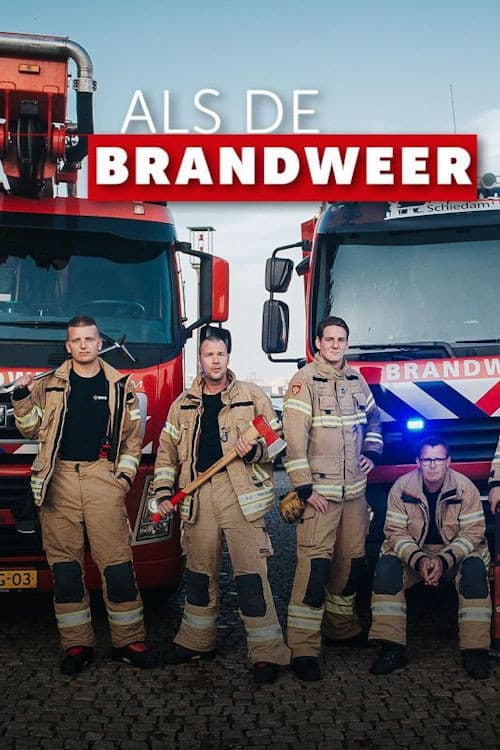 Als de brandweer afişi