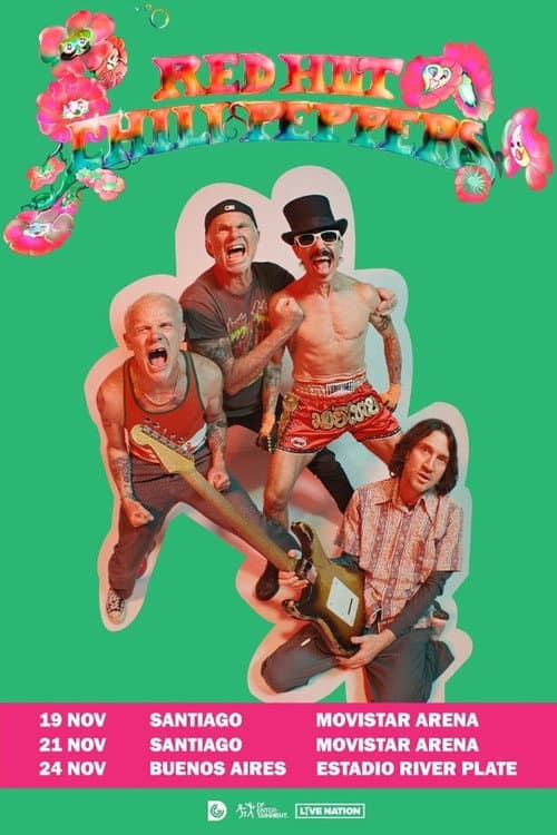 Red Hot Chili Peppers live at Estadio River Plate, Buenos Aires, Argentina November 24, 2023 afişi