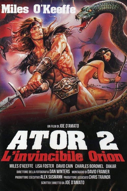 Ator 2 - L'invincibile Orion afişi