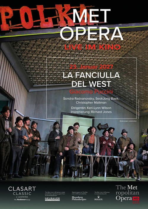 The Metropolitan Opera: La Fanciulla del West afişi