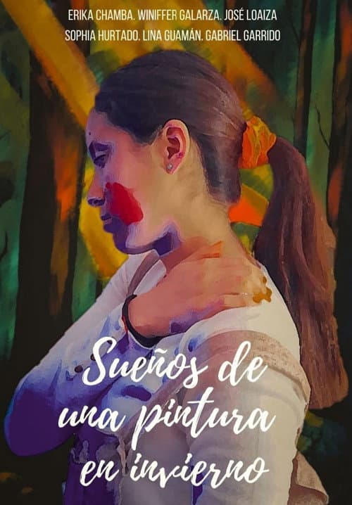 Sueños de una pintura en invierno afişi