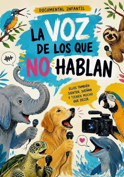 La voz de los que no hablan afişi
