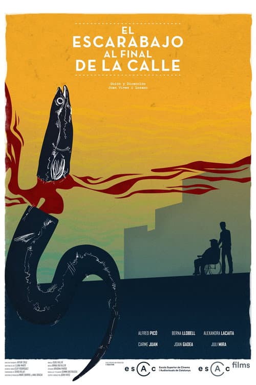 El escarabajo al final de la calle afişi