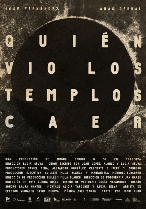 Quién vio los templos caer afişi