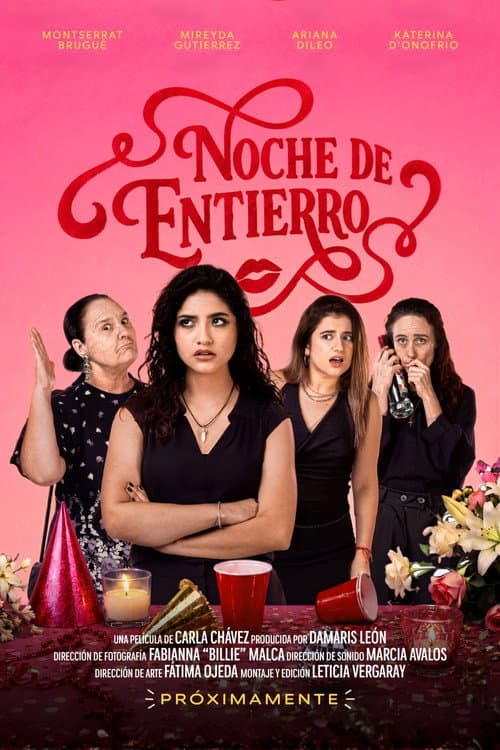 Noche de entierro afişi