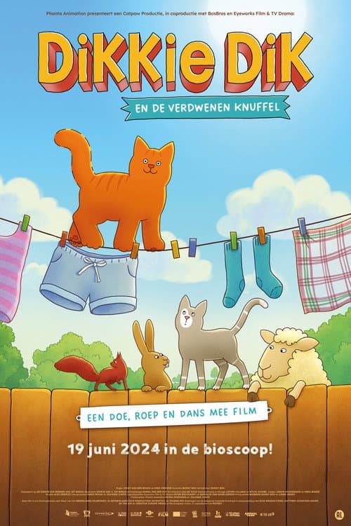Dikkie Dik en de verdwenen knuffel afişi