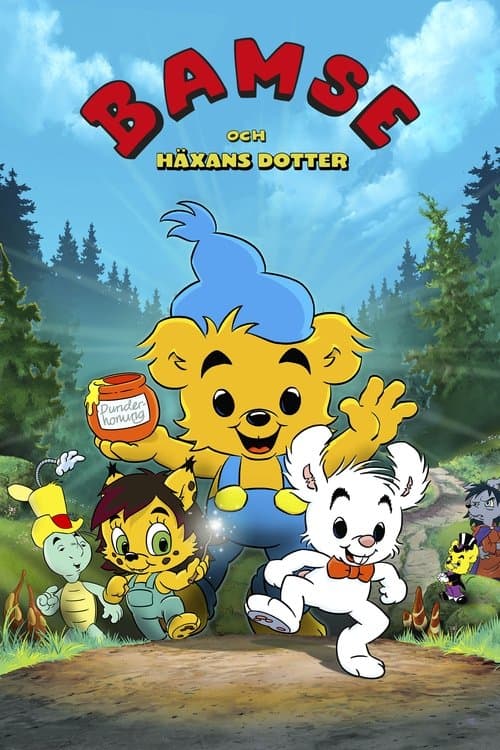 Bamse och häxans dotter afişi
