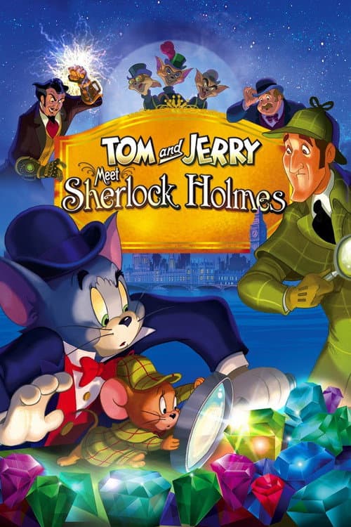 Tom ve Jerry Sherlock Holmes’le Tanışıyor afişi