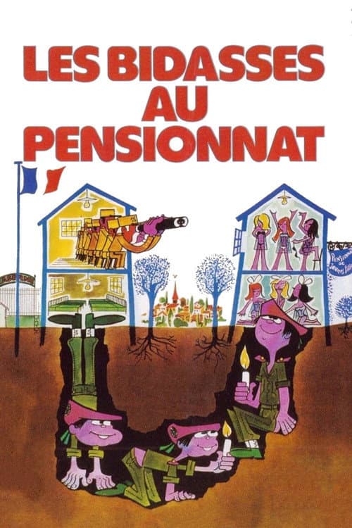 Les bidasses au pensionnat afişi