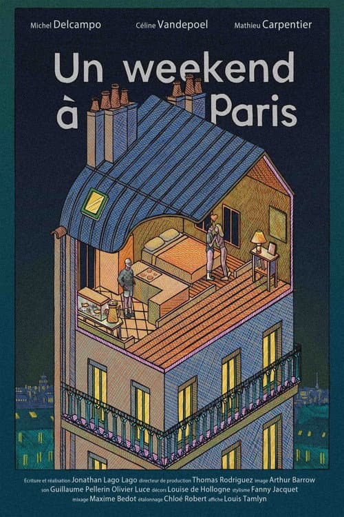 Un week-end à Paris afişi